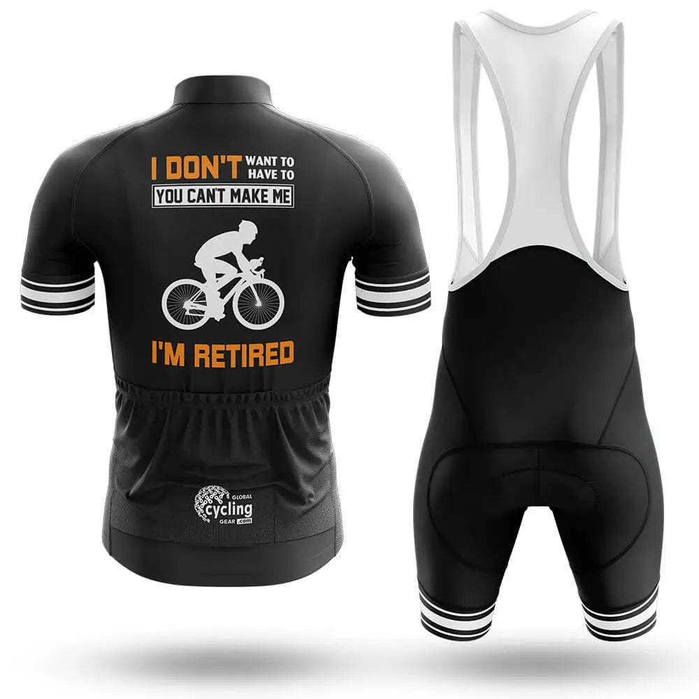 I'm Retired - Black - Men's Cycling Kit